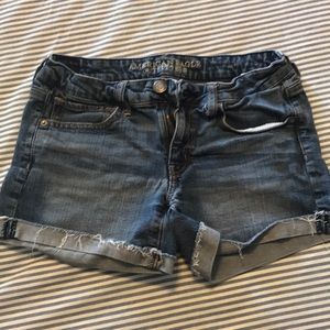 American Eagle Denim Midi Shorts